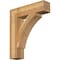 Ekena Millwork Thorton Block Rough Sawn Bracket, Western Red Cedar, 6"W x 26"D x 30"H BKT06X26X30THR05RWR - alternate 1